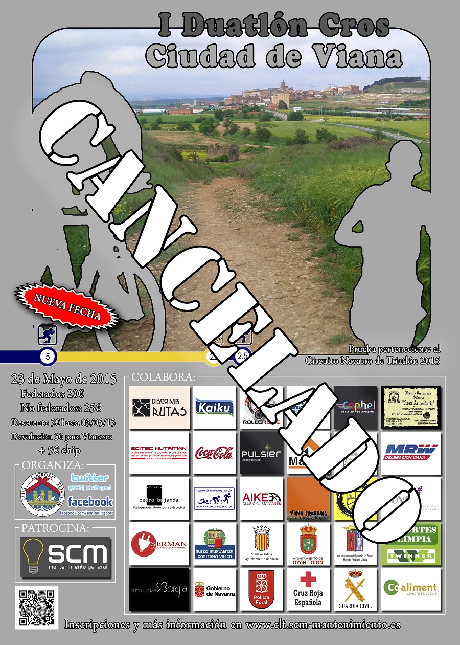 El Duatl&oacute;n Cros de Viana queda cancelado